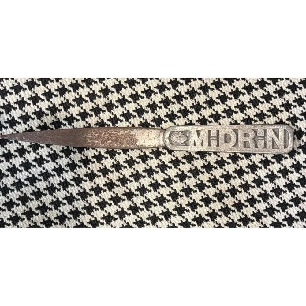 Letter‎ Opener Nolamine Carnrick Laboratories Advertising Pharma VTG MCM Metal